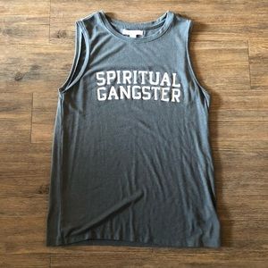 Slate Blue Spiritual Gangster Muscle Tank
